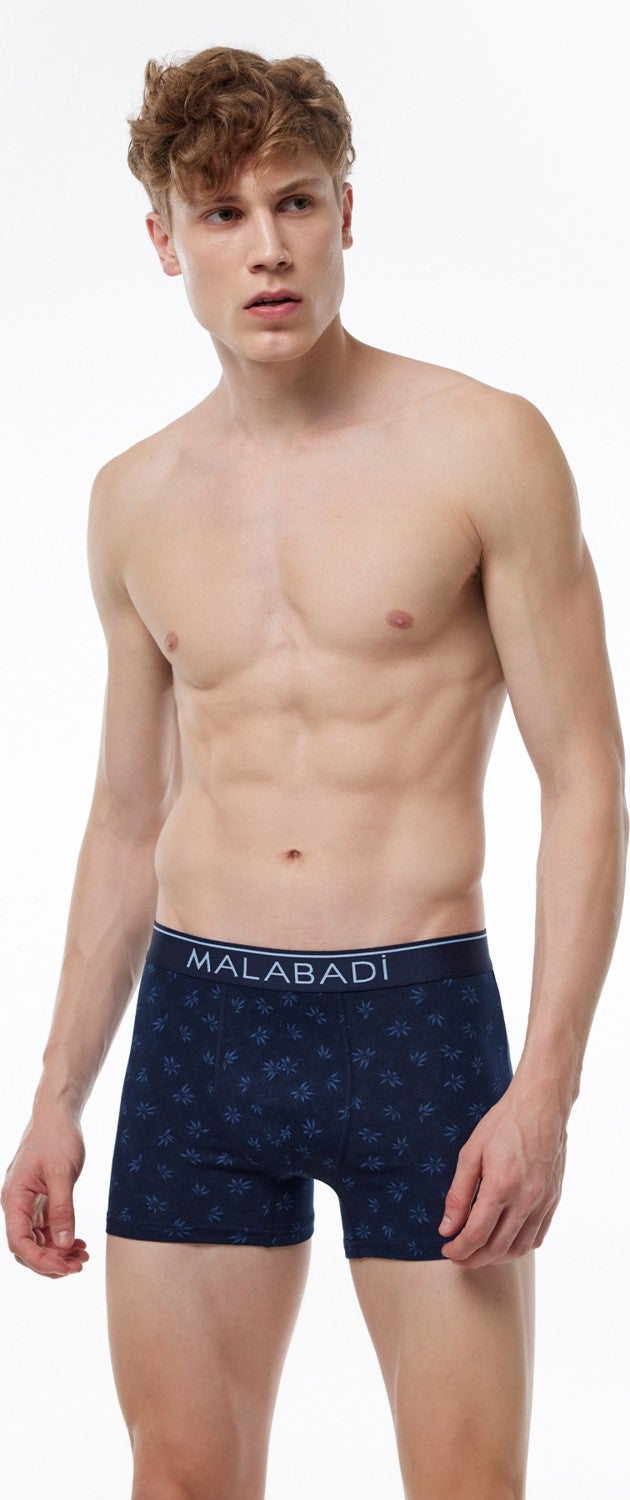 Malabadi Men's Patterned 8 Pack Modal Boxer 8 Pieces 8M252  - Image 3