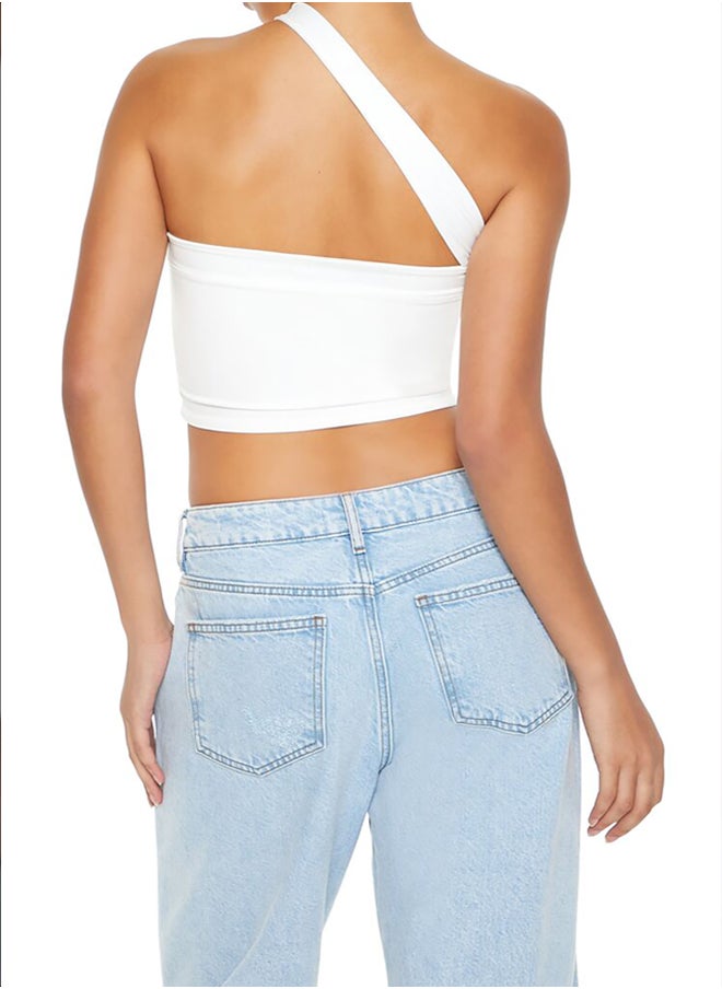 FOREVER 21 - Asymmetrical Strappy Tube Top - Image 1