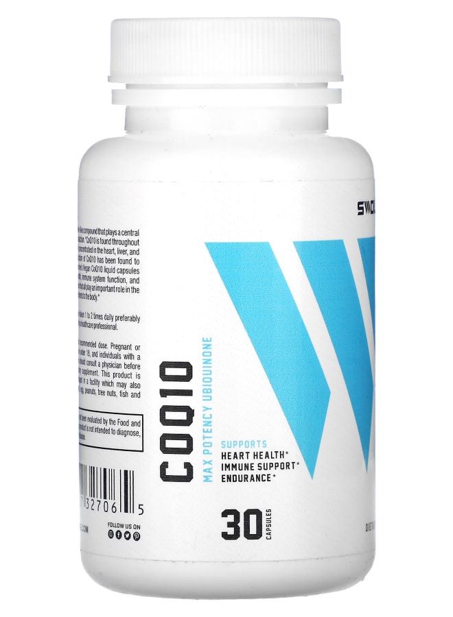 Swolverine CoQ10 30 Capsules (100 mg Capsule) - Image 2
