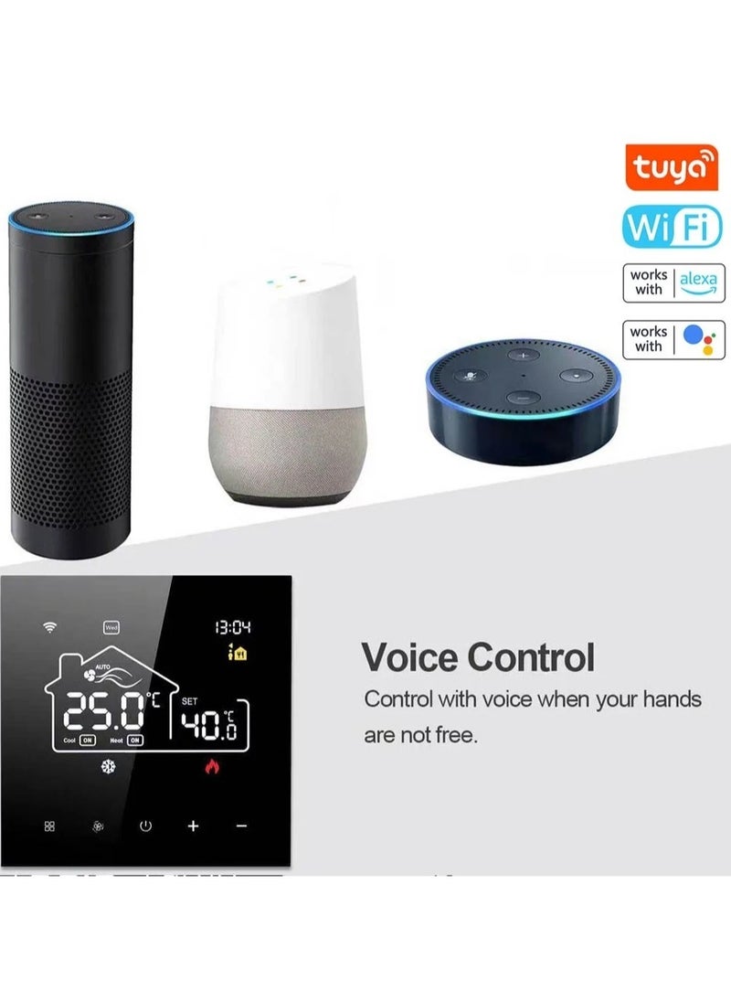 TUYA - Tuya WiFi Indoor Central Air Conditioning Thermostat Floor Heating All-in-One Temperature Regulator Digital Display Intelligent Thermostat Mobile phone APP Control - Image 1