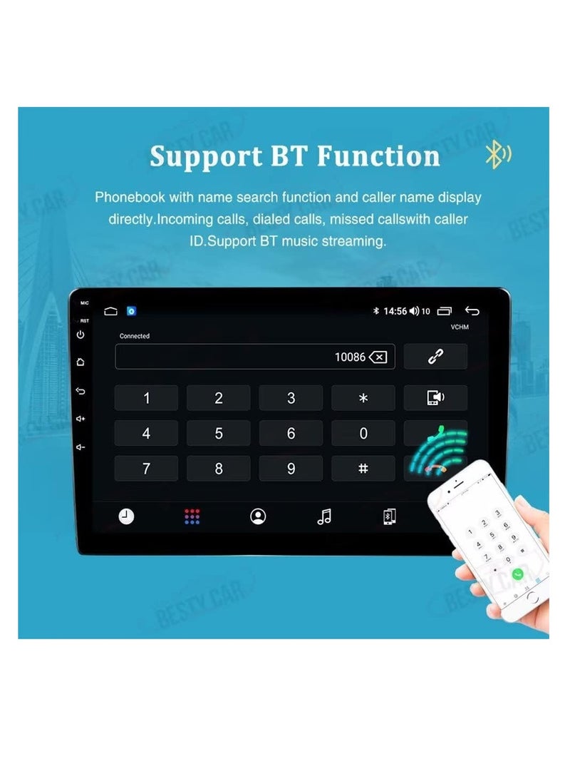راديو ستيريو للسيارة يعمل بنظام أندرويد 13 ثماني النواة 4+64 جيجابايت لسيارة هيونداي سوناتا i40 i45 2011-2015 بشاشة تعمل باللمس يدعم نظام تحديد المواقع العالمي (GPS) ونظام Carplay وAndroid Auto وبلوتوث وDSP وكاميرا احتياطية AHD - Image 2