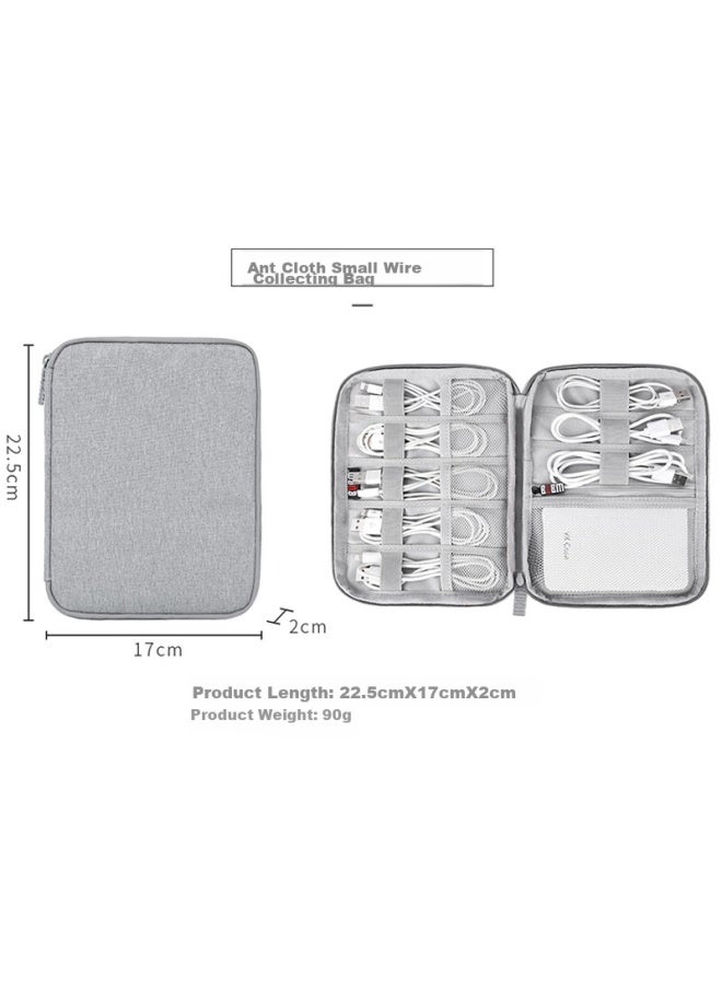 BUBM Biyoumei Digital Storage Pouch, Phone Earphone Portable Charger Power Bank Hard Drive Mouse Protective Case, Portable Box Cable Electronic Product Accessory Small Bag Data Cable Organizer Bag, Small Size - Image 2