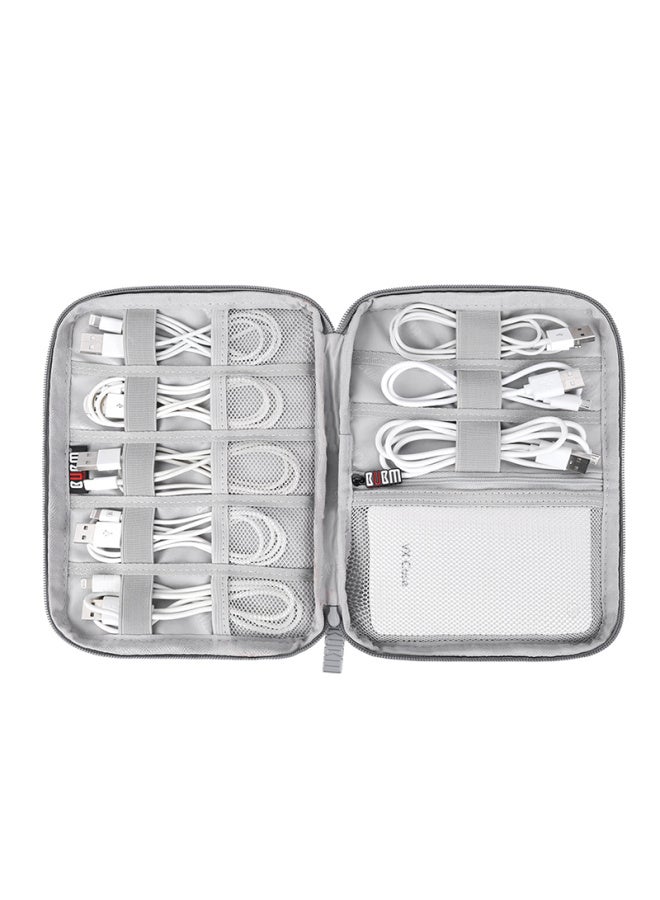 BUBM Biyoumei Digital Storage Pouch, Phone Earphone Portable Charger Power Bank Hard Drive Mouse Protective Case, Portable Box Cable Electronic Product Accessory Small Bag Data Cable Organizer Bag, Small Size - Image 1