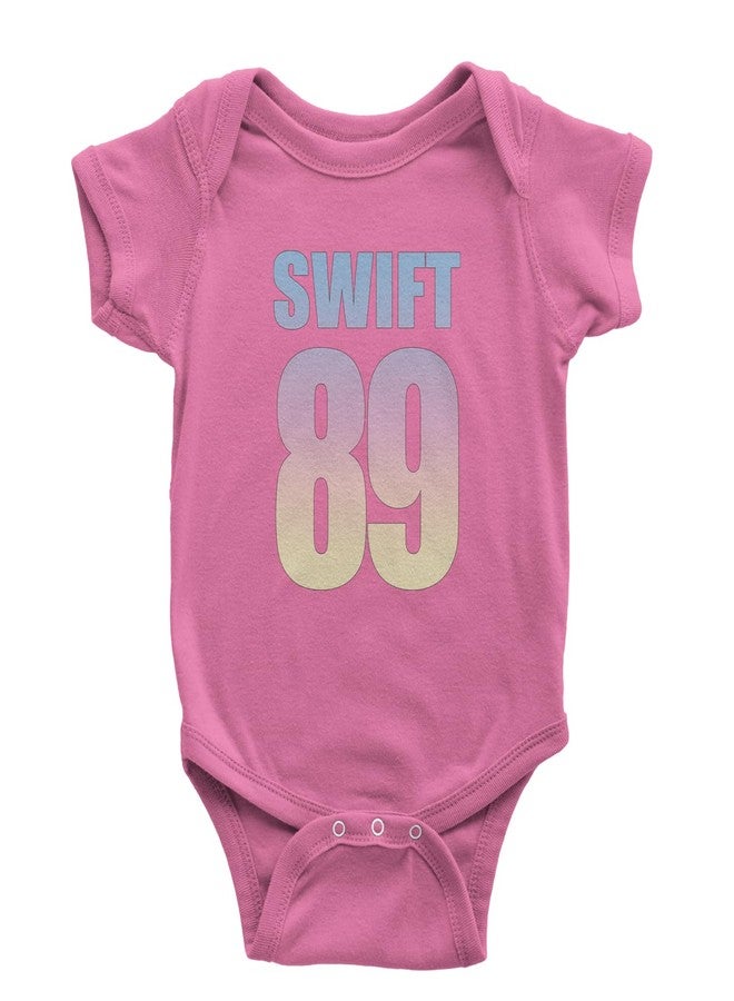 The Pxv One-Piece Lover Era Swift 89 6 Months Raspberry Romper - Image 1