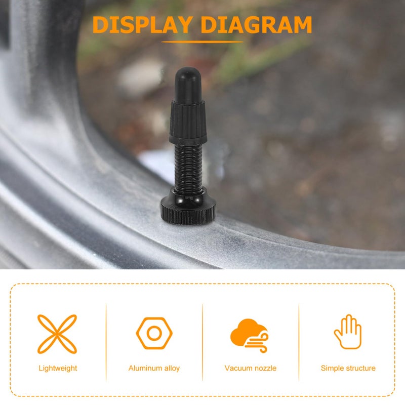 Aluminum Alloy Tubeless Valve Core for Mountain Bike Tires Easy Install Leakproof - Image 5