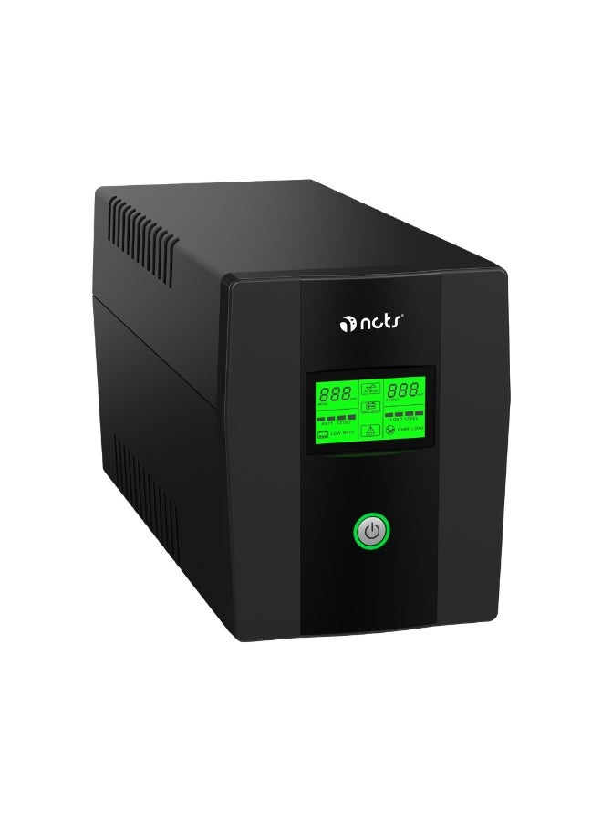 NCTS Line Interactive UPS NCTS QSTROM SERIES 2000VA Voltage Input 220V Buck Up AVR Voltage Stabilization Fast Transfer Reliable Buck Up for Home & Office Equipment - Image 2