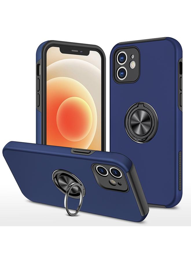Zaboon Case For iPhone 12 mini Magnetic Ring Kickstand Shockproof Phone Case - Image 1