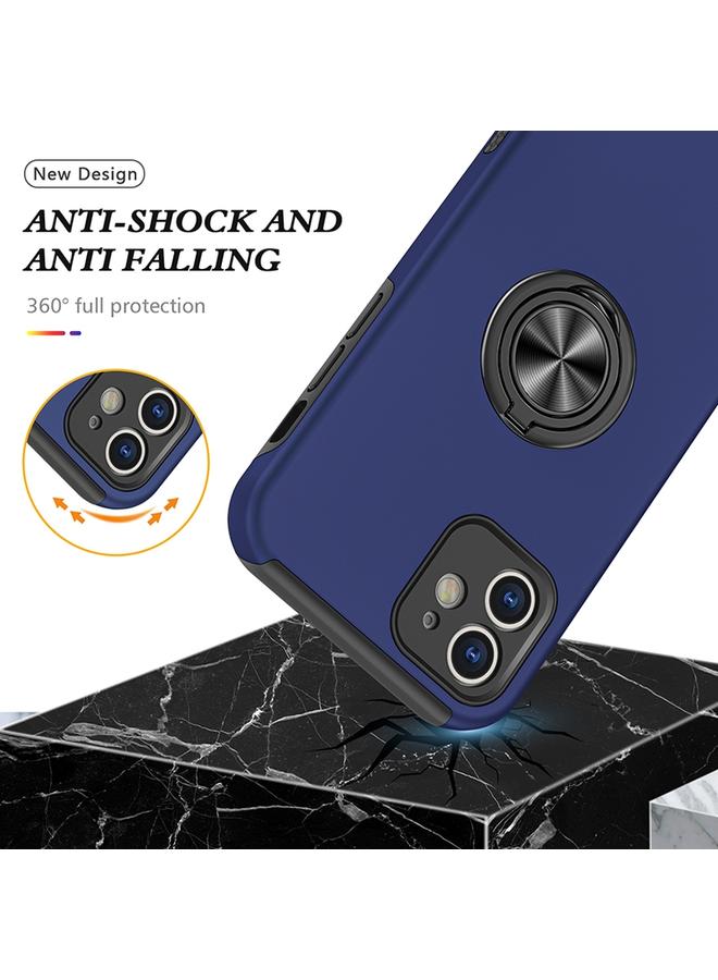 Zaboon Case For iPhone 12 mini Magnetic Ring Kickstand Shockproof Phone Case - Image 3