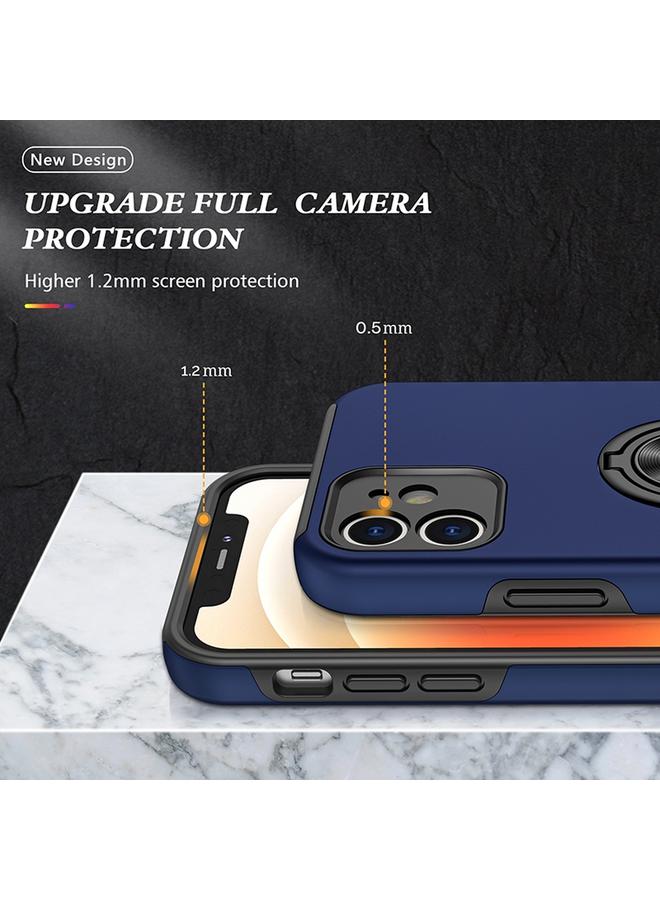 Zaboon Case For iPhone 12 mini Magnetic Ring Kickstand Shockproof Phone Case - Image 5