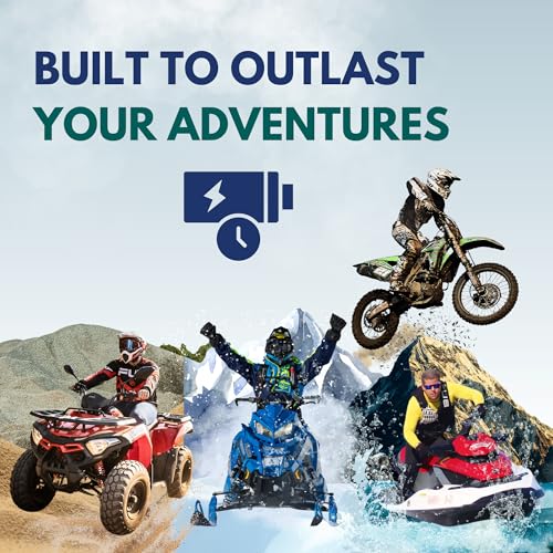 UpStart Battery YTX14-BS Battery - Motorcycle Battery, ATV Battery 12V 12AH, UTV, 4 Wheeler, Snowmobile, Powersports Batteries - Compatible with Honda Rancher 350, Buell Blast, Yamaha - Sealed Lead Acid 12 Volt AGM - Image 2