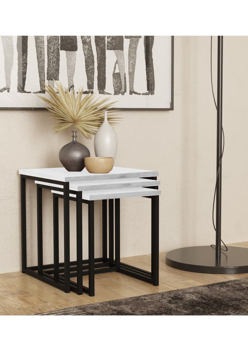 Home Gallery Metal Nesting Table 3-Piece  - Image 1