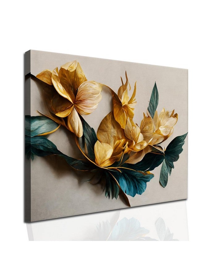 PAPER PLANE DESIGN Canvas Floral Wall Art: A Symphony of Nature's Elegance Wall Art Large Size Canvas Framed Paintings For Living Room Office,Caffe,Restaurant,Home Decor. (18 x 24 Inches, C) - Image 4
