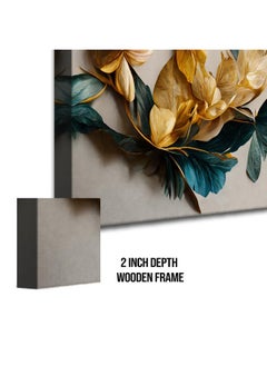 Paper Plane Design PAPER PLANE DESIGN Canvas Floral Wall Art: A Symphony of Nature's Elegance Wall Art Large Size Canvas Framed Paintings For Living Room Office,Caffe,Restaurant,Home Decor. (18 x 24 Inches, C)  - Image 3