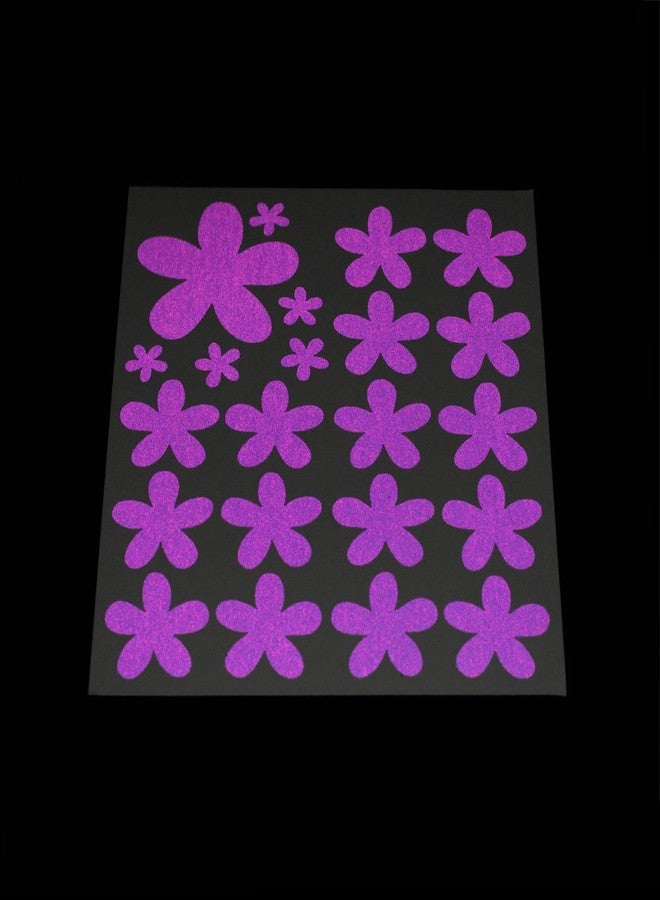 RydeSafe Reflective Decals - Flowers Kit (Violet) - Image 2