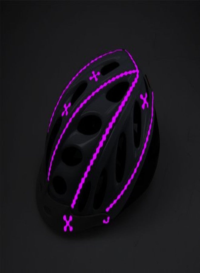 RydeSafe Reflective Decals - Flowers Kit (Violet) - Image 4