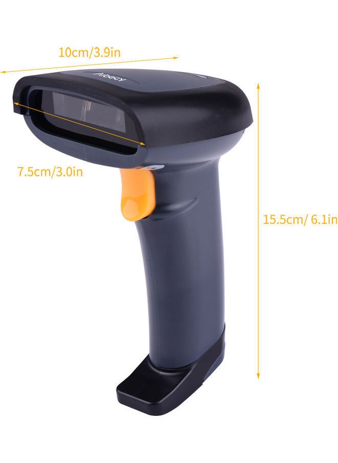 نيبمينينت ماسح ضوئي وقارئ رموز 1D2D QR باتصال عبر منفذ USB أسود/أزرق  - Image 4