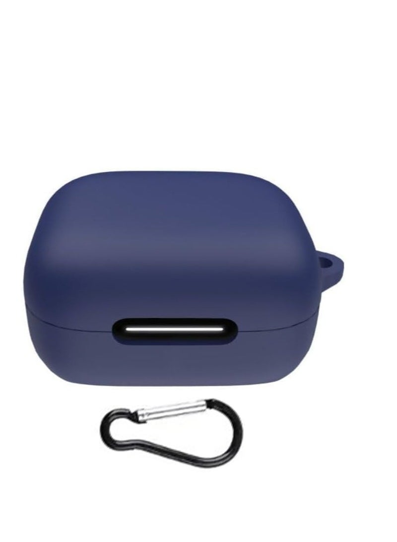 Silicone Case Compatible with Anker Soundcore R50i NC/P30i NC, Soft Slim Skin friendly Case Cover Shockproof Protection Cover with Carabiner - Red - Image 3