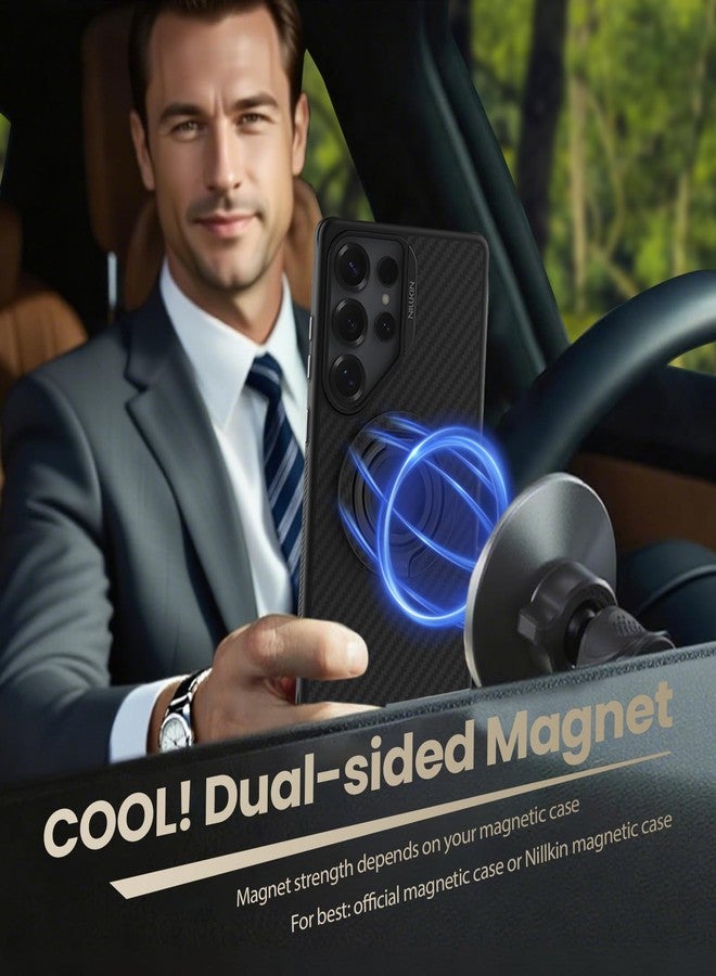 Nillkin MagSafe Phone Grip Ring Holder for Double Sided Magnet for Phone Case, Carbon Fiber, Magnetic Phone Ring Holder with Stand for iPhone 17/16/Pixel Snap Grip, MagSafe Ring Stand, Phone Kickstand - Image 3