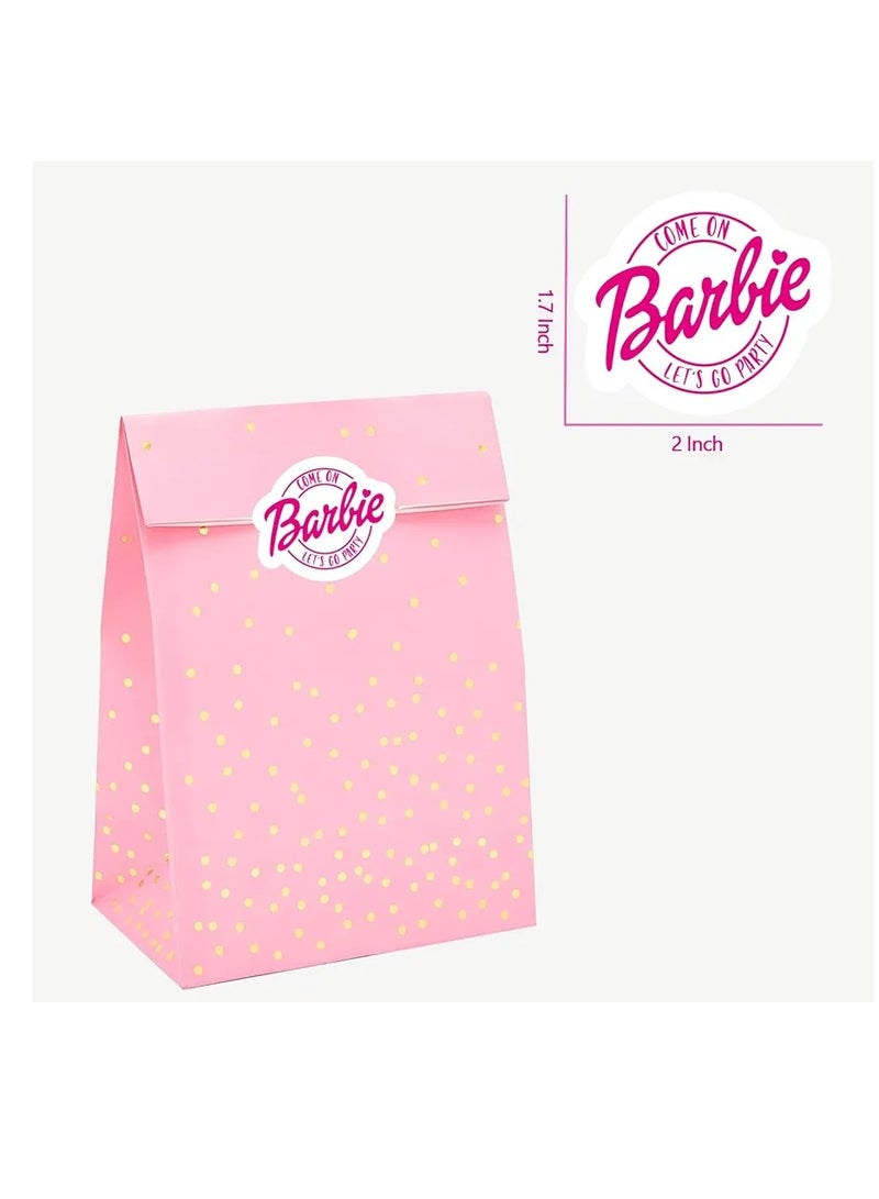 Pcs Babe Stickers, Come on Babe, Let's Go Party Stickers, Doll Themed Party Gift Bags Stickers, DIY Sticker Crafts, Gift Wrapping Decor, Party Cup Sticker, Bachelorette Party Decorations  - Image 2