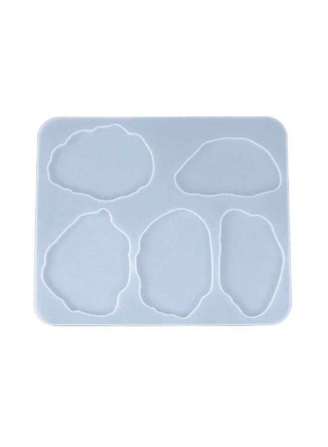 1-Piece Geode Shape Coaster Silicone Mold for Resin DIY 380 x 250 mm - Image 1