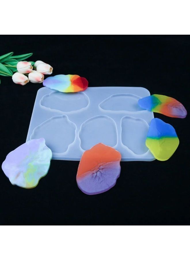 1-Piece Geode Shape Coaster Silicone Mold for Resin DIY 380 x 250 mm - Image 5