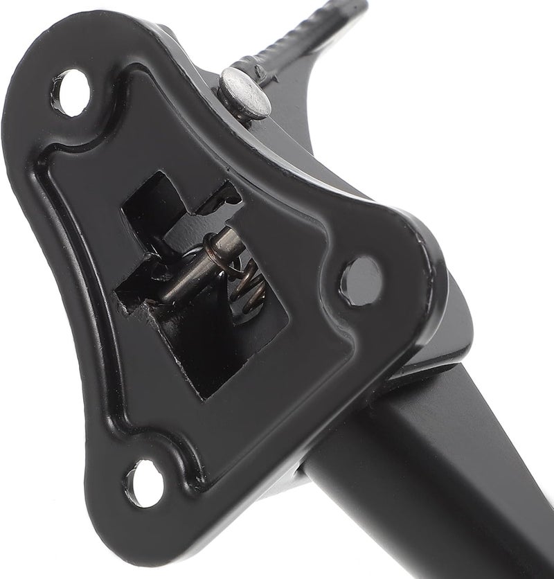 Heavy Duty Kickdown Door Stopper Compact Dark Floor-Mounted Door Holder with Anti-Collision Foot Pedal for Commercial and Office Use - Image 2