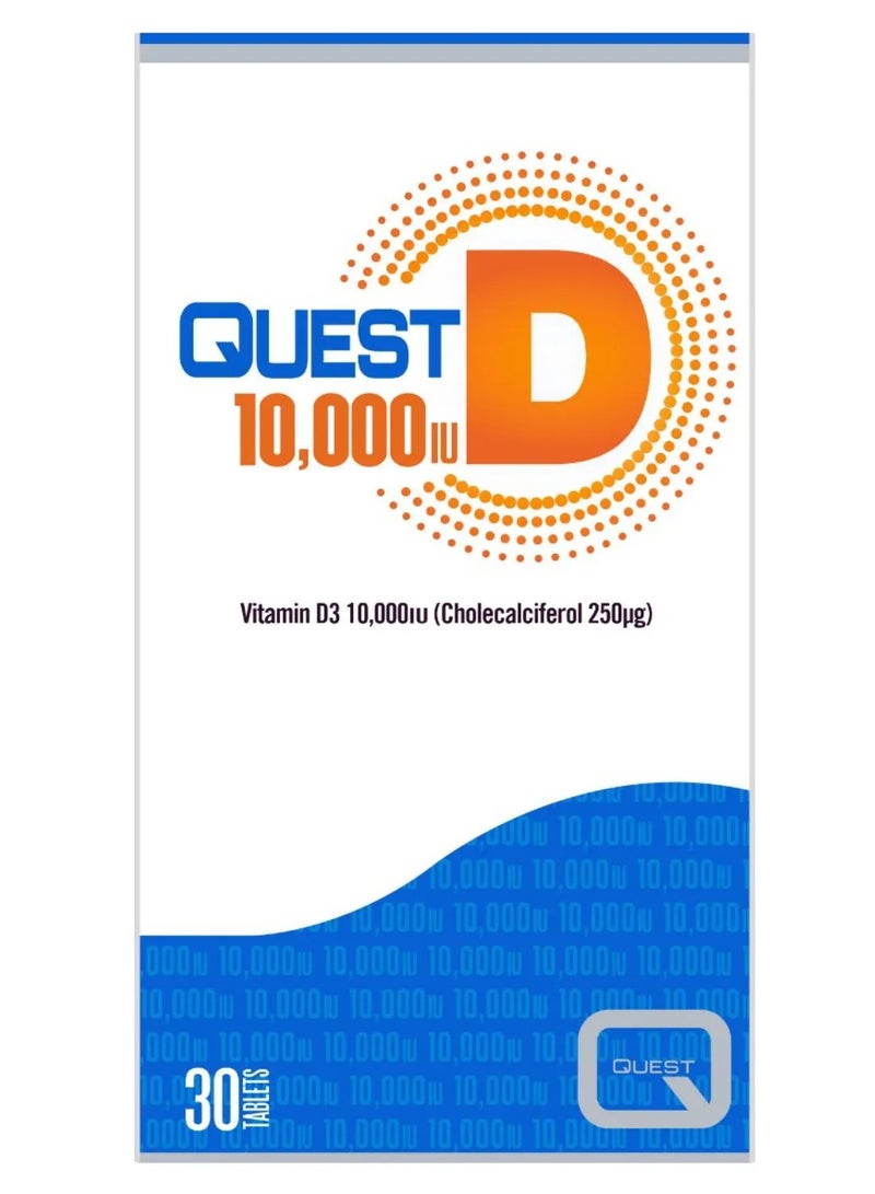 Quest VITAMIN D3 10000 IU TAB 30S