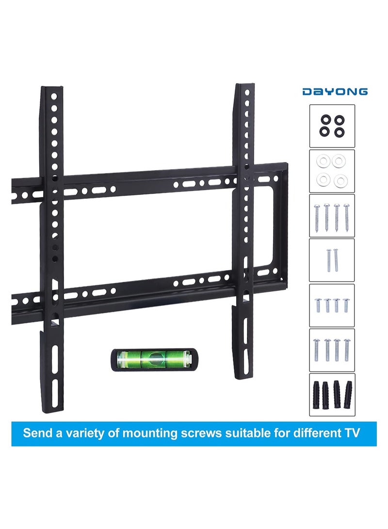 TV Wall Mounts Bracket for 26-65 Inch VESA 400 x 400mm and 35kg Loading Capacity Fixed Mounting Bracket for LED LCD OLED Flat Curved Screen TVs - Image 3