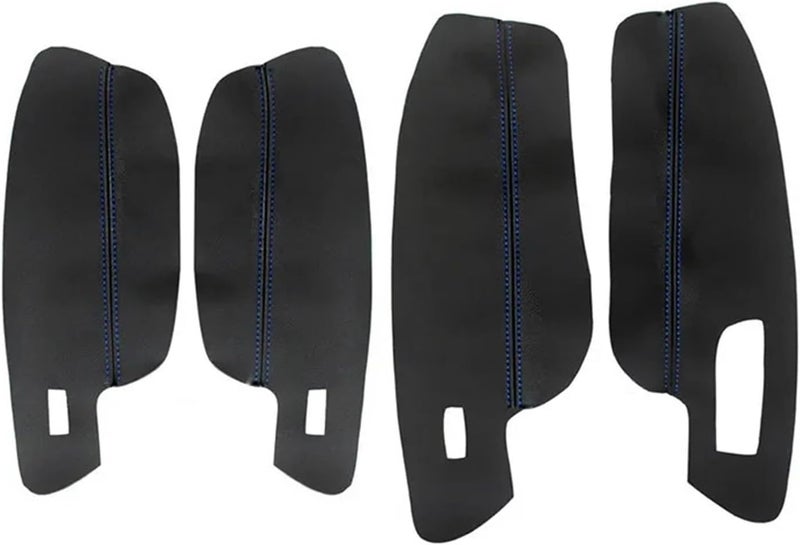 QASULER Microfiber Leather Door Handle Covers for VW Golf 7 - Image 1