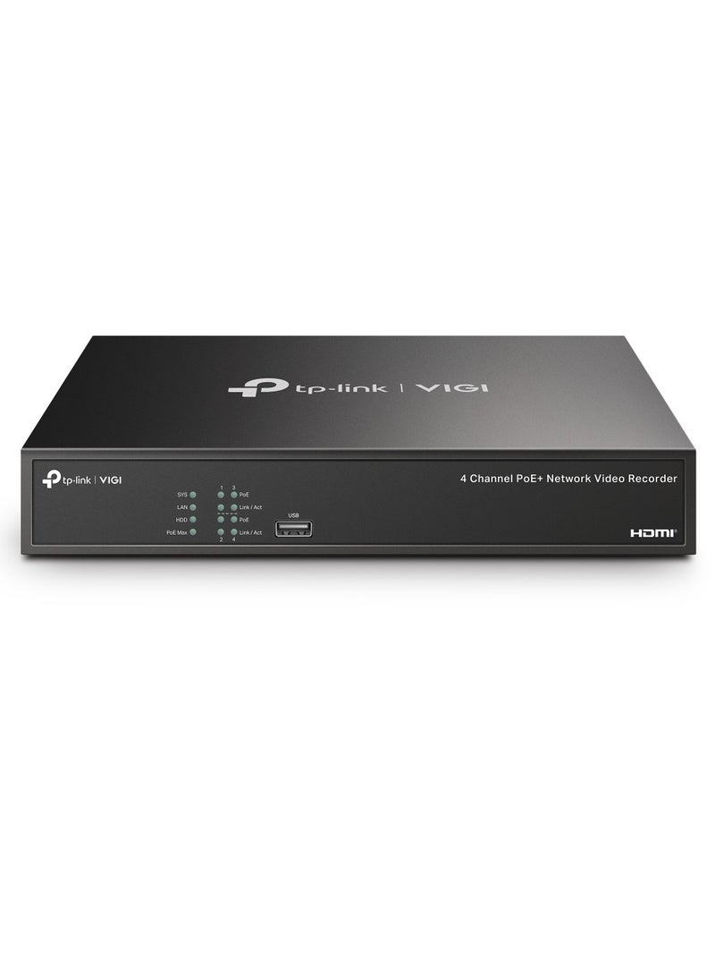 Tp-link Tl VIGI NVR1004H-4P VIGI 4 Channel PoE+ Network Video Recorder - Image 2