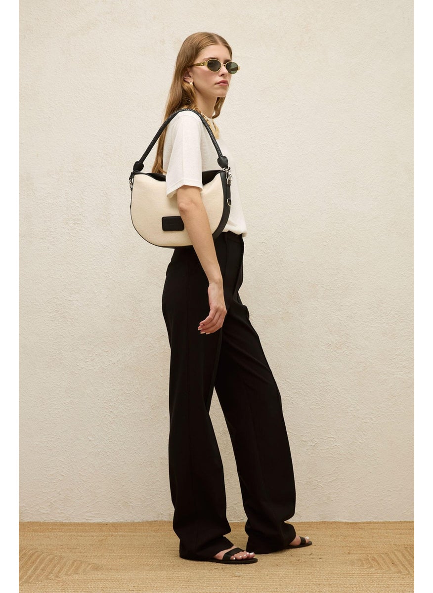 Manuka - Front Seam Straight Trousers Black - Image 1
