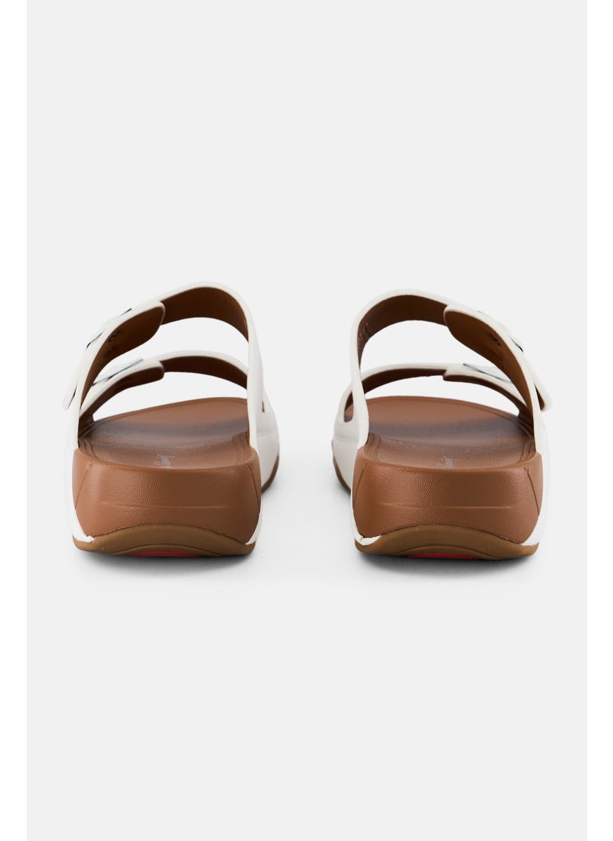 English Laundry Men Slip On Arabic Sandals, White  - Image 2