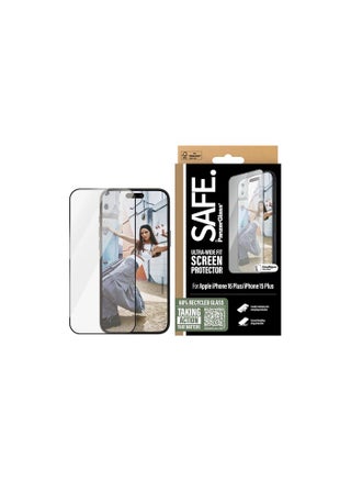 PanzerGlass SAFE Ultra Wide Fit Screen Protector for Apple iPhone 16 Plus & 15 Plus 6.7" - pzsku/ZF8508D0568A79EDEDF13Z/45/_/1732710839/67ab4a85-8e27-4191-83cf-c9e70c91b3ba