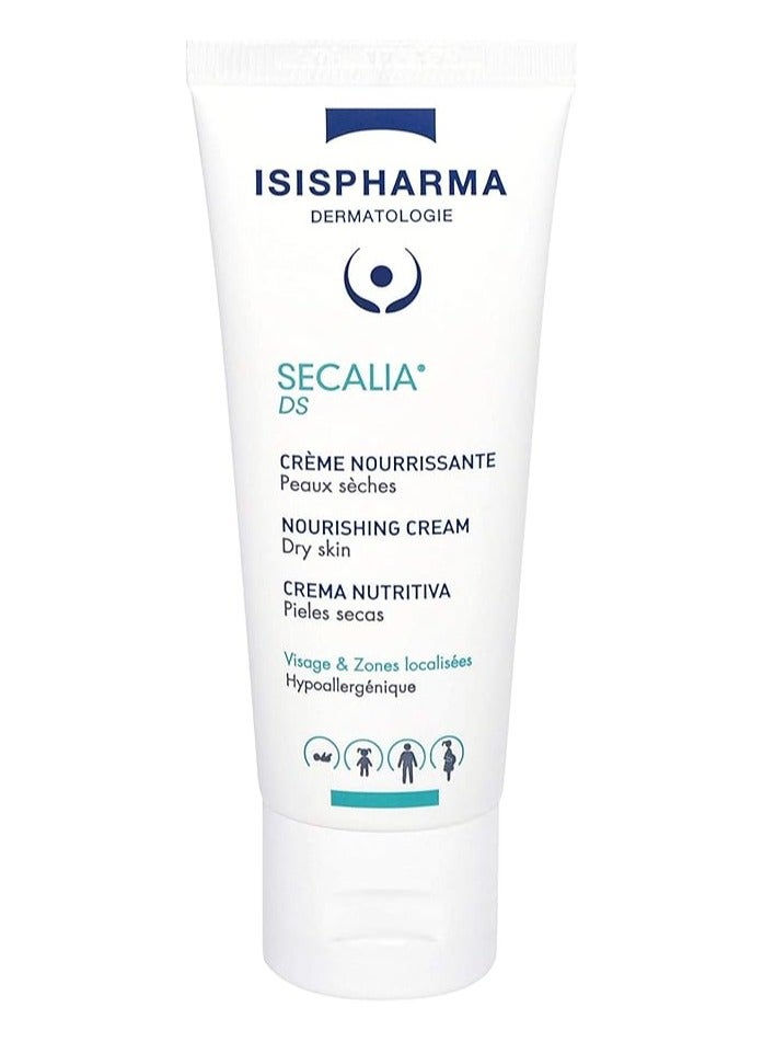 ISIS Pharma Secalia DS 40ml — Intensive Moisturizing Cream for Dry, Cracked Skin