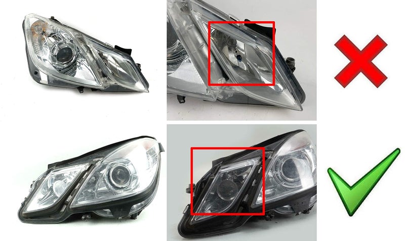 iJDMTOY مجموعة لوحة دائرة ضوء موقف LED أبيض iJDMTOY متوافقة مع مرسيدس 2010-2013 W212 E-Class E350 E550 E63 AMG Pre-LCI - Image 2