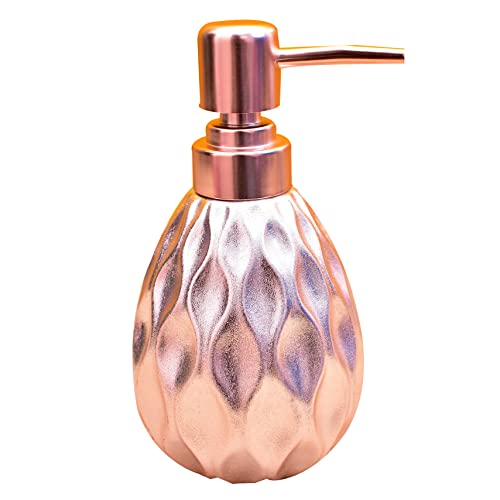 KunhaR Ceramic Liquid Soap Dispenser, 400 Ml, Golden - Image 1