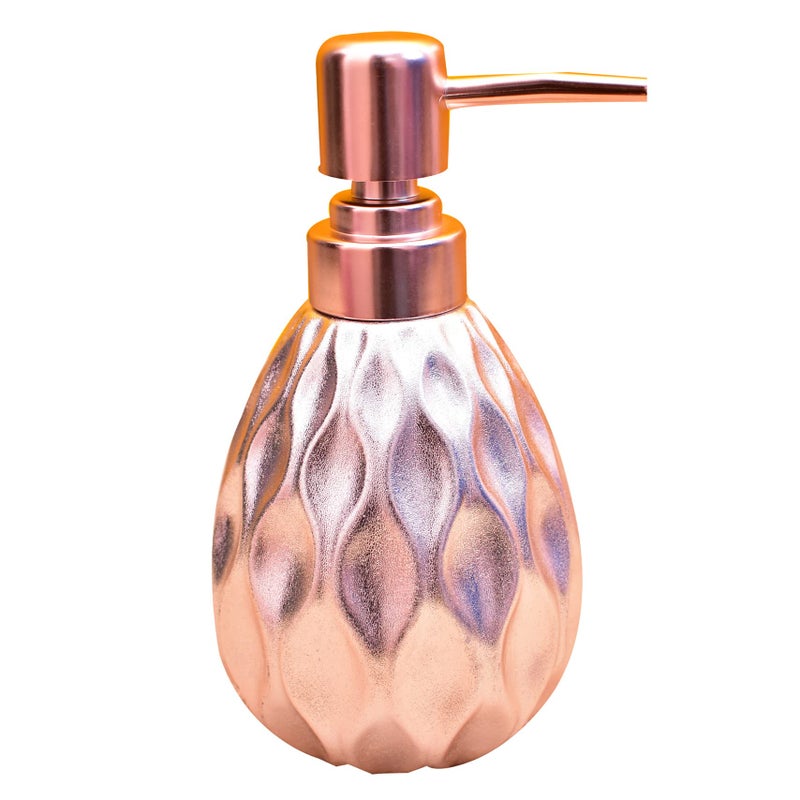 KunhaR Ceramic Liquid Soap Dispenser, 400 Ml, Golden - Image 5