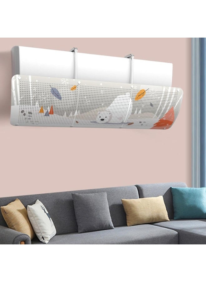 Retractable AC Wind Deflector – Wall-Mounted Air Conditioner Air Guide, Anti-Blowing Airflow Controller for Even Cooling & Comfort (Picture May Vary) - Image 3
