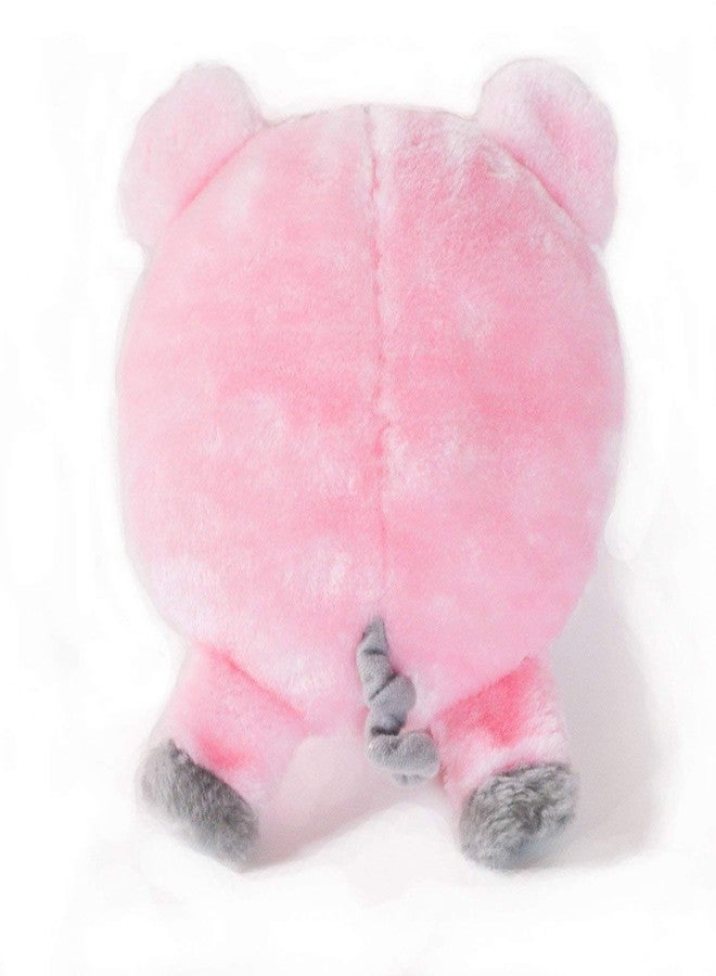 ZippyPaws Brainey Squeaky Plush Dog Toy, Pig - Image 2