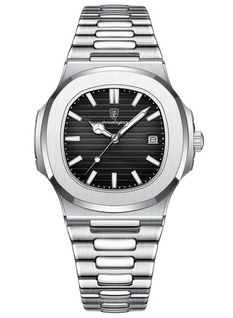 Watches for Men Quartz Stainless Steel Water Resistant Analog Watch