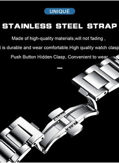 POEDAGAR Watches for Men Quartz Stainless Steel Water Resistant Analog Watch  - Image 4