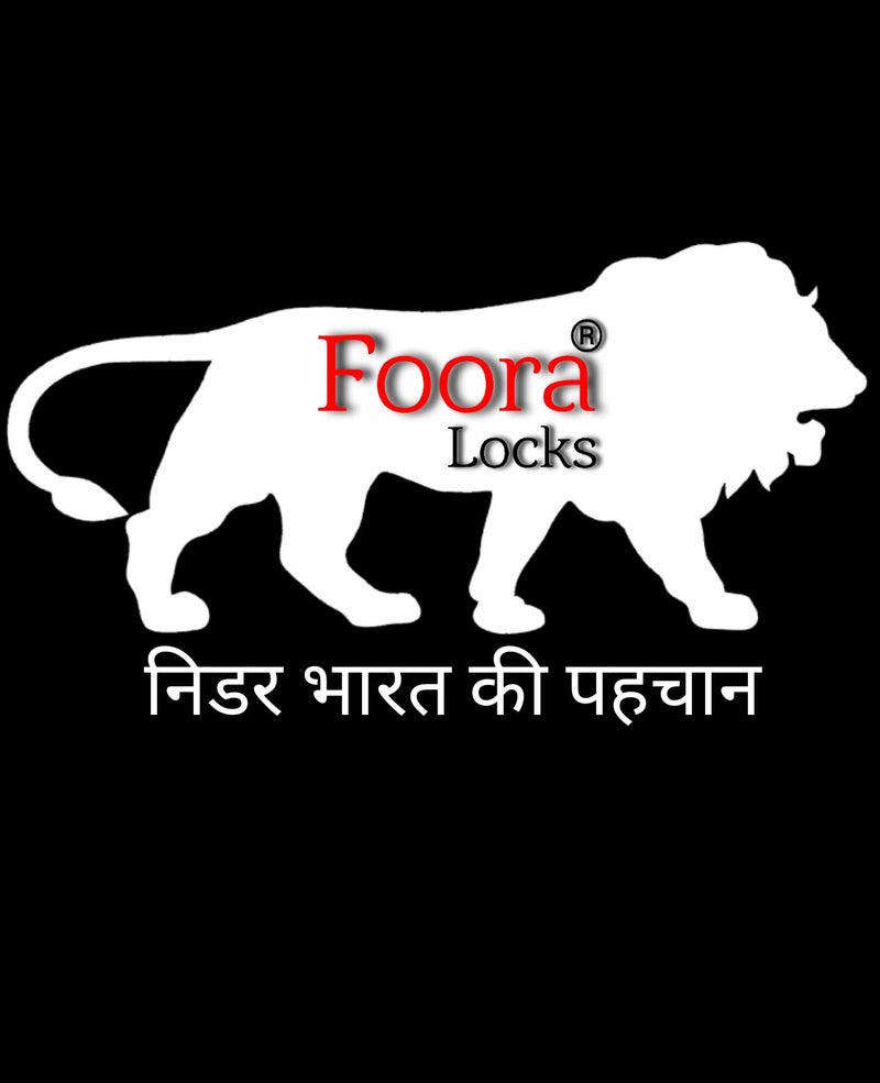 Foora Lock and Keys Door Lock for Home Round 65mm with 5 Keys Each Double Locking 8 Lever gate, Shop Shutter (Round 65mm Pack of 5) - Image 5