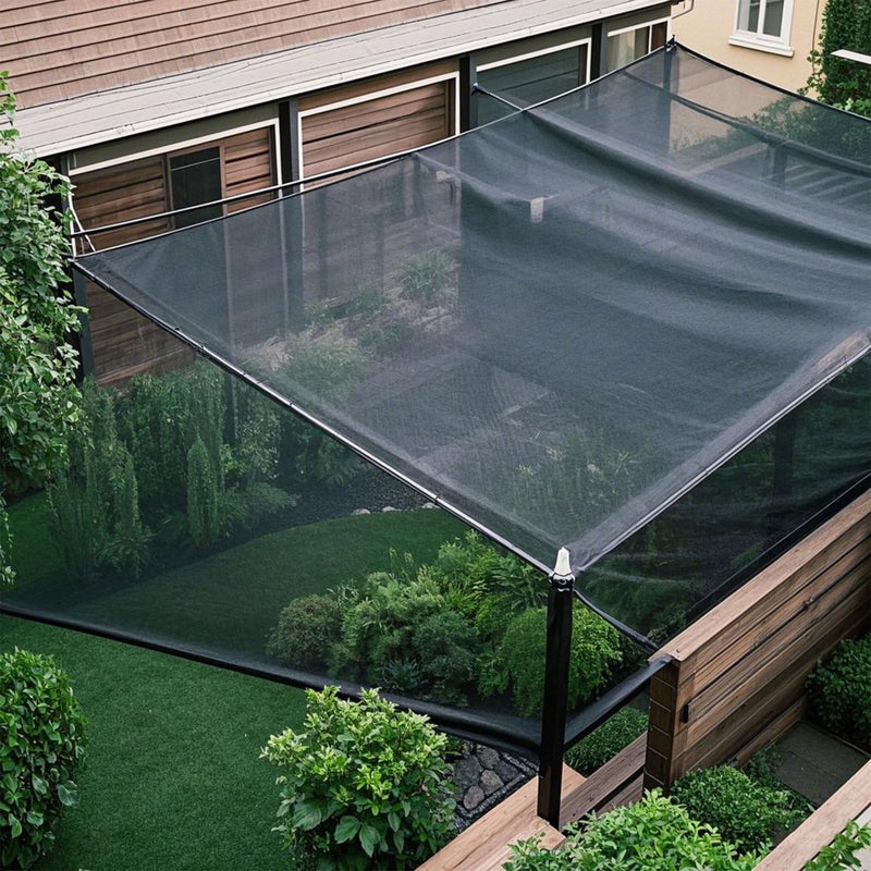 Winemana 70% Black Shade Cloth  3.3 X 13.3 Ft Mesh Tarp For Garden Greenhouse Patio  Plants Heat Protection  Outdoor Sun Shade Cover  Resistant Netting Screen With Grommets For Growing Chicken Coop - Image 4