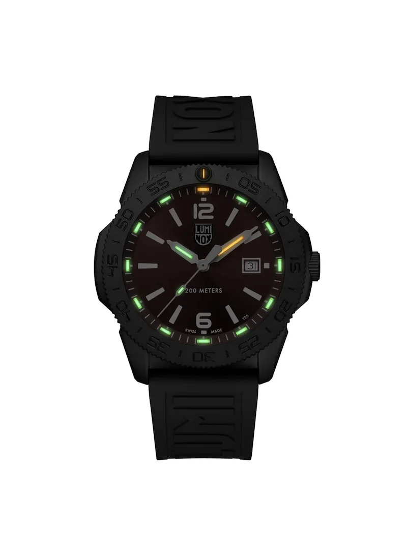 Luminox Pacific Diver: Black Steel 3120 Series - XS.3135.B
