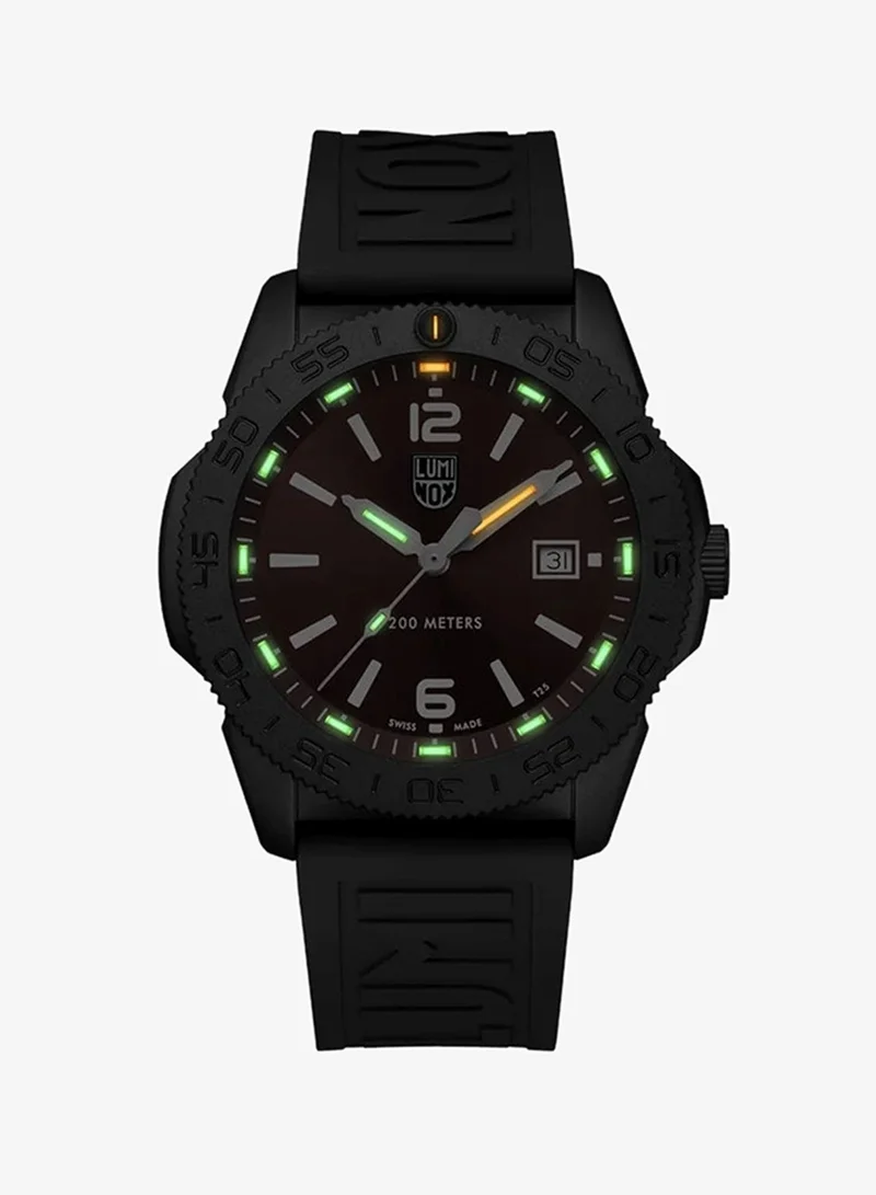 لومينكس Pacific Diver: Black Steel 3120 Series - XS.3135.B
