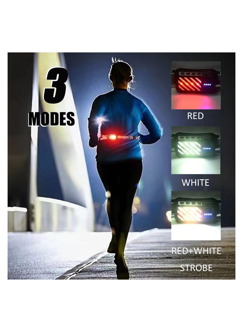 Generic LED Running light, Sport Belt with Light, Waterproof Running Pocket for Phone, Keys, and Wallet, Hands-Free Lighting Gear Waist Pack Bag, for Hiking Cycling Workout, for Nighttime Outdoor Activities  - Image 5