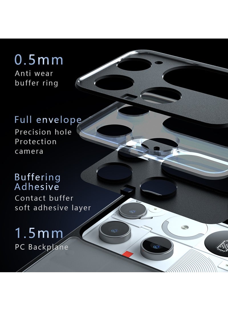 For Nothing Phone 3 Case, Compatible with MagSafe, TPU+PC Shockproof Matte Skin Feel Mobile Phone Magnetic Back Cover, Anti-fingerprint Slim Fit Protective Casing - Image 3