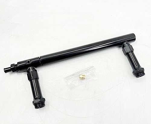 Pateyney 7820 aluminum Fuel Log Line for Holley Carburetor double pumper 4150 Black - Image 1