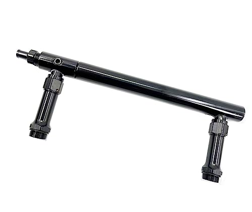 Pateyney 7820 aluminum Fuel Log Line for Holley Carburetor double pumper 4150 Black - Image 3