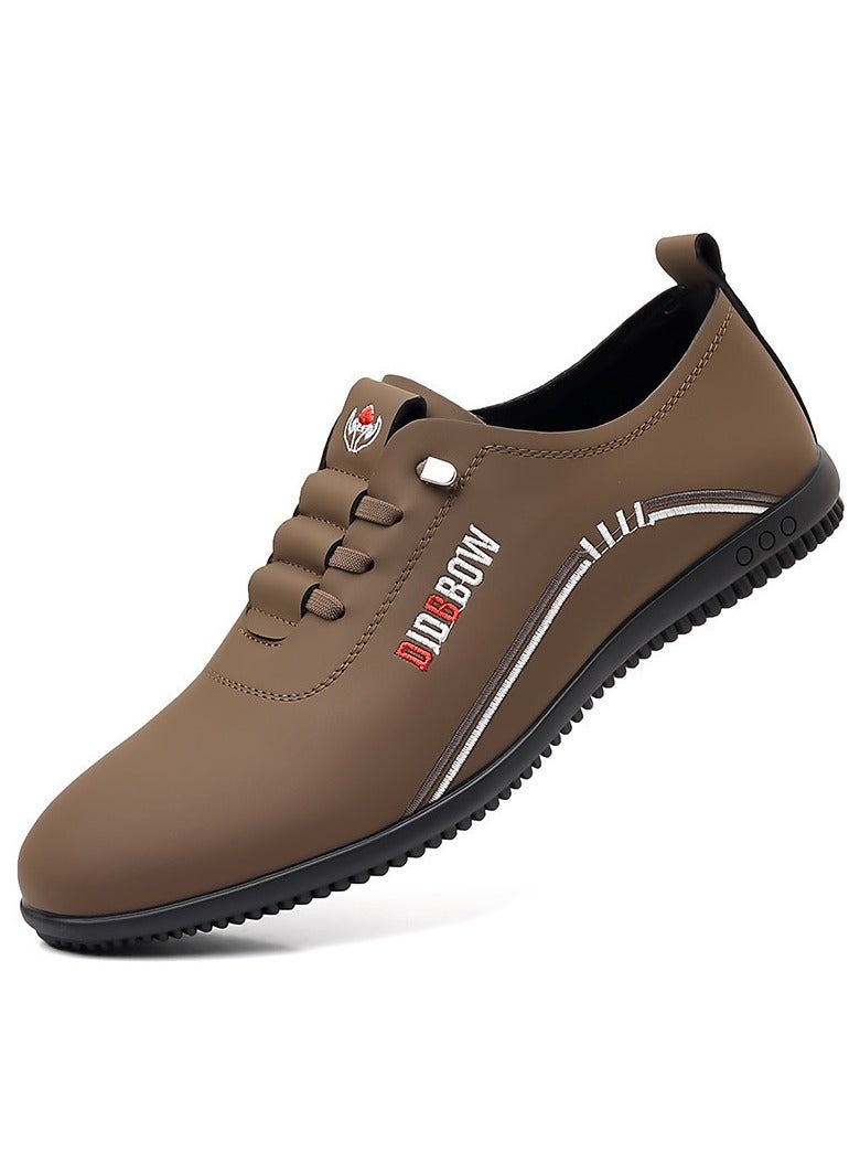 Shougu Versatile Retro Casual Leather Shoes  - Image 1